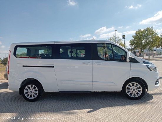 Ford Transit Custom 2.0 Ecoblue 110kW Hybrid L2 Titanium X Turismo Blanca 2022 9 plazas - Carcaixent