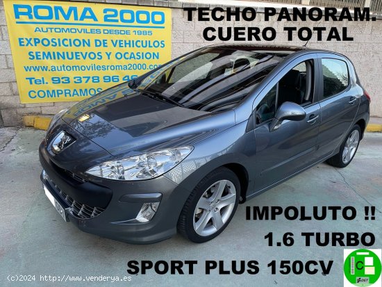  Peugeot 308 1.6 TURBO 150 CV SPORT PLUS CUERO TECHO - Barcelona 