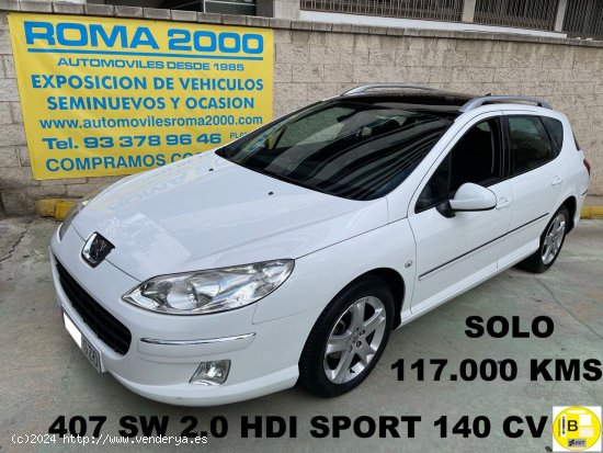  Peugeot 407 SW 2.0 HDI SPORT 140 CV SOLO 117.000 KMS - Barcelona 