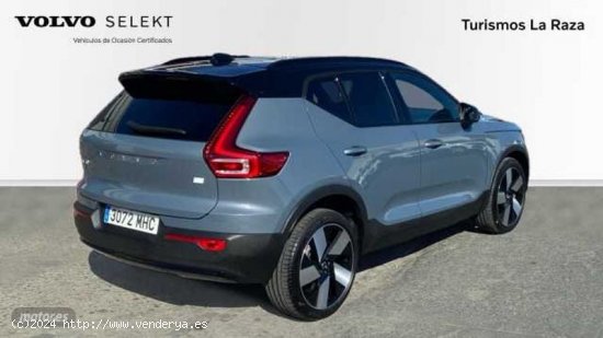 Volvo XC40 todoterreno BEV 70KWH RECHARGE ULTIMATE 231 5P de 2023 con 11.075 Km por 46.900 EUR. en S