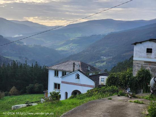 CASA, CAPILLA Y FINCA EN LOREDO EN VENTA - ASTURIAS