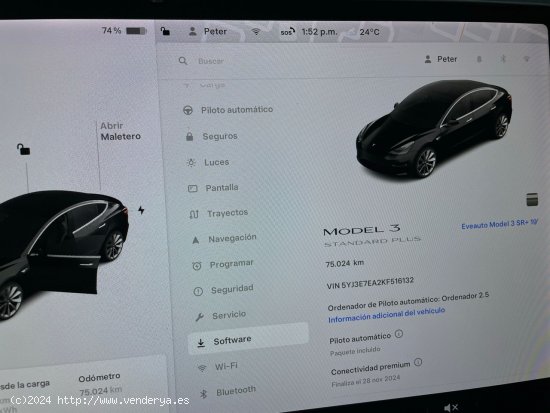 Tesla Model 3 STANDARD RWD PLUS 19.420€ neto Standard Range Plus RWD - Albalat dels Sorells