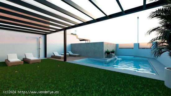 BUNGALOW OBRA NUEVA EN PILAR DE LA HORADADA. 2 DOR. 2 BAÑOS. PARKING. TERRAZA. SOLARIUM. PLAYA 3KM.