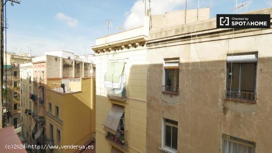 Amplia habitación en apartamento de 3 dormitorios en el Raval. - BARCELONA