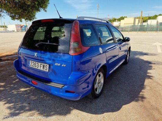 Peugeot 206 SW XS 14 HDI CERTIFICADO DE KILOMETROS Y CARROCERIA - Malaga