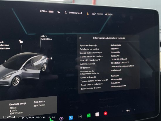 Tesla Model 3 Long Range AWD 19.790€ neto Gran Autonomía - Albalat dels Sorells