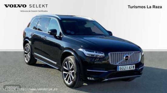 Volvo XC 90 TODOTERRENO 2.0 D5 INSCRIPTION 4WD AUTOMATICO 235CV 5P 7 PLAZAS de 2017 con 128.204 Km p