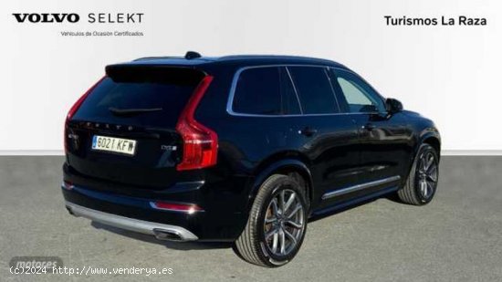 Volvo XC 90 TODOTERRENO 2.0 D5 INSCRIPTION 4WD AUTOMATICO 235CV 5P 7 PLAZAS de 2017 con 128.204 Km p