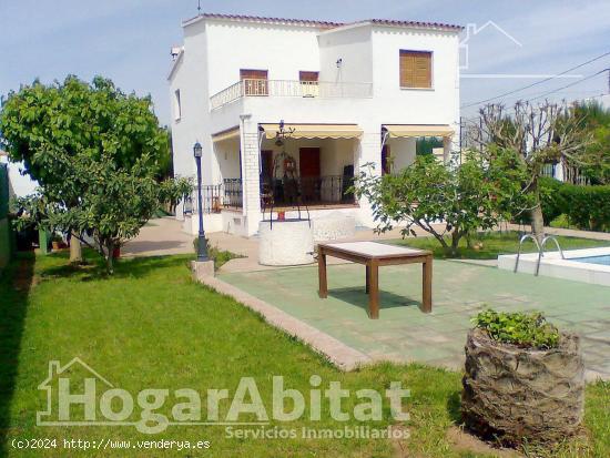 ESPECTACULAR VILLA CON PISCINA, GARAJE Y AMPLIA PARCELA - CASTELLON