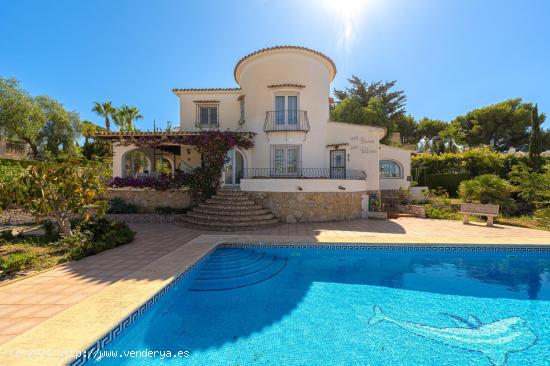  ▷Villa Independiente con Piscina y Vistas abiertas en Moraira, Costa Blanca - ALICANTE 