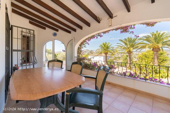 ▷Villa Independiente con Piscina y Vistas abiertas en Moraira, Costa Blanca - ALICANTE