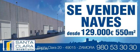  NAVES EN VENTA DESDE 129.000€ EN EL POLÍGONO INDUSTRIAL DE CORESES, ZAMORA. - ZAMORA 