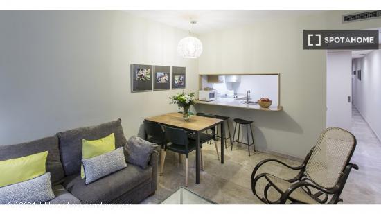 Apartamento de 1 habitación doble en el centro de Barcelona - BARCELONA