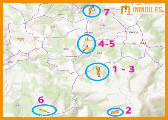 Se venden 7 Fincas rústicas en el entorno de Montederramo, Ourense - ORENSE