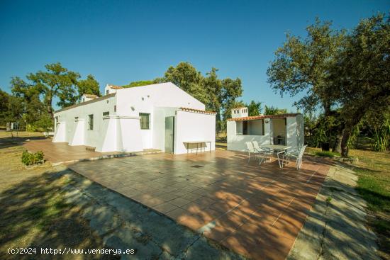 PRECIOSA PARCELA CON CHALET Y PISCINA EN UN PARAGE MUY TRANQUILO - BADAJOZ