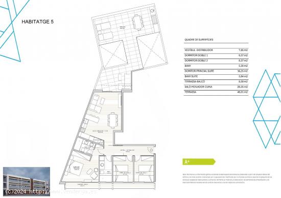 PRIMERA PLANTA CON TERRAZA DE 48M2 A PIE DE SALÓN COMEDOR - BARCELONA