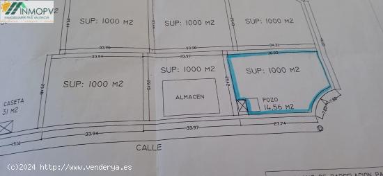 PARCELA URBANA DE 1.000m2 ZONA CLOSA - CASTELLON