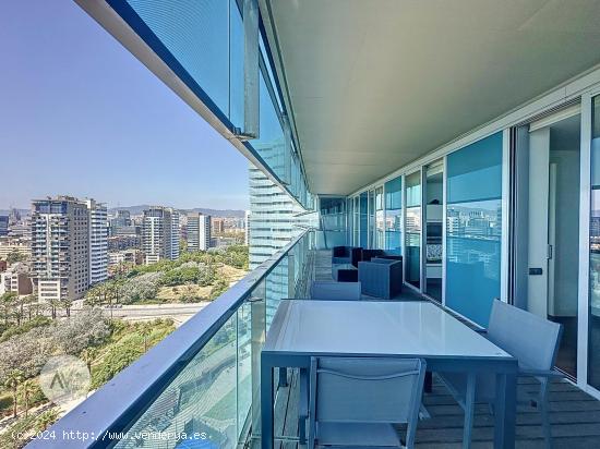 Fantastique appartement moderne avec terrasse et vue sur la mer à Diagonal Mar. - BARCELONA