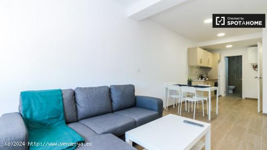 Acogedor apartamento de 1 dormitorio con aire acondicionado en Sants - Sólo estudiantes - BARCELONA