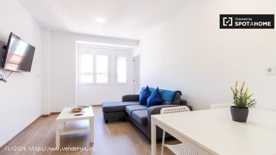 Apartamento minimalista de 1 dormitorio en alquiler en Sants - BARCELONA