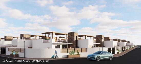 VILLA DE LUJO EN (LA PINILLA) MURCIA. PISCINA. 2 DORM. 2 BAÑOS. PARCELA 150 M2. SOLARIUM 44 M2. - M