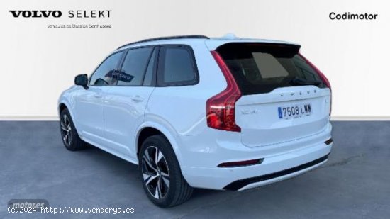 Volvo XC 90 XC90 R-Design Recharge T8 eAWD plug-in hybrid, Siete asientos individuales de 2022 con 4