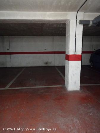 SE VENDE PLAZA DE GARAJE ECONÓMICA EN ASPE ZONA JUAN XXIII - SERRANICA - ALICANTE