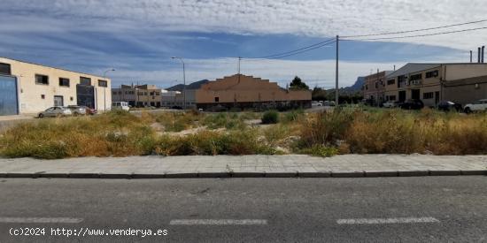 TERRENO URBANO EN ELDA CERCA DE SAN CRISPIN Y HOSPITAL - ALICANTE