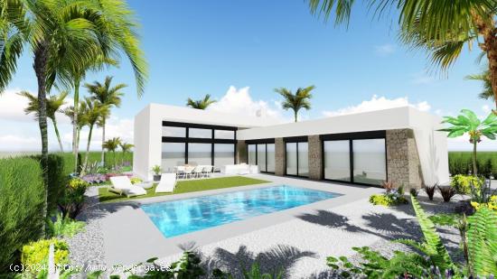 Modernas villas independientes en una planta con piscina privada - MURCIA