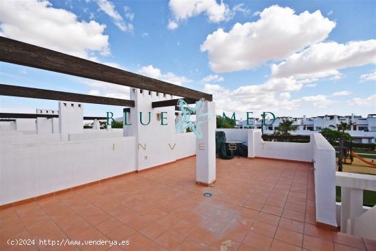 PRECIOSO ÁTICO CON VISTAS A LA PISCINA EN CONDADO DE ALHAMA - MURCIA