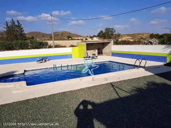 3 DORMITORIOS 2 BAÑOS CASA DE CAMPO CON PISCINA PRIVADA - MURCIA