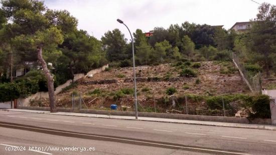 Parcela de 800 m2 en venta Los jardines de Cunit - TARRAGONA