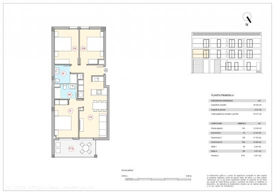 Piso en primera planta y azotea con piscina privado. - BALEARES