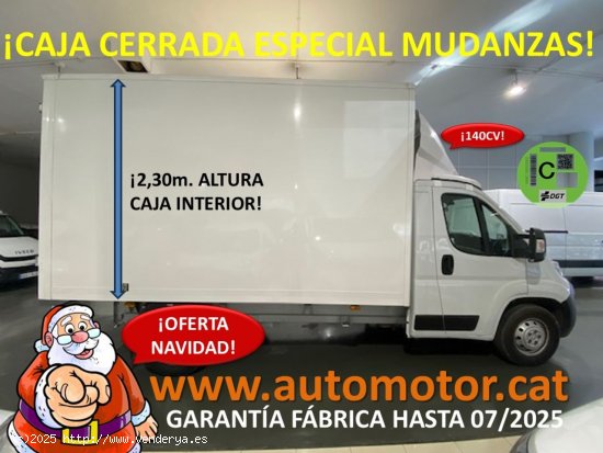  Citroën Jumper Camión 2.2BlueHDi 35 L3 140cv - GARANTIA FÁBRICA 07/2025 - Barcelona 