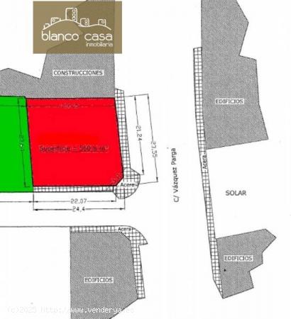  Solar urbanizable de 560m2 en Vazquez de Parga junto a Centro de Saúde - A CORUÑA 