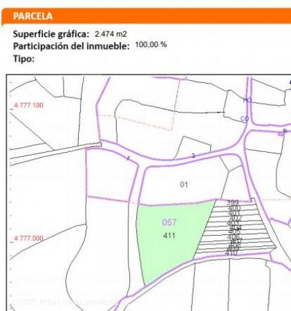 Solar de 4.369 m2 a 15 minutos del centro de Carballo - A CORUÑA