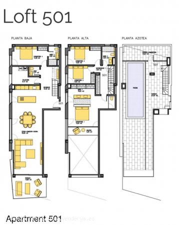 PASEO MARITIMO-   ATICO 1ª LINEA A ESTRENAR 213M2+84M2+ PISCINA PRIVADA+PARKING - BALEARES