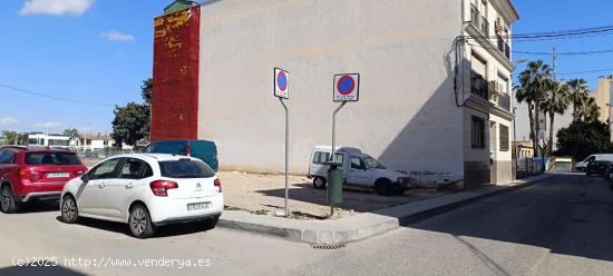 MANOS A LA OBRA!!!!! CONSTRUYE TU SUEÑO EN ESTA PARCELA EN LA HOYA - ELCHE - ALICANTE