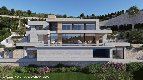 ▷Proyecto de Construcción Villa de Lujo Benissa Costa Vista Mar y Piscina Alicante Costa Blanca -