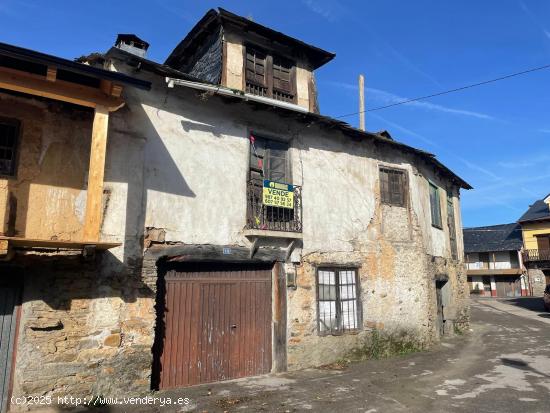 SE VENDE CASA DE PIEDRA EN VILLAVERDE - LEON