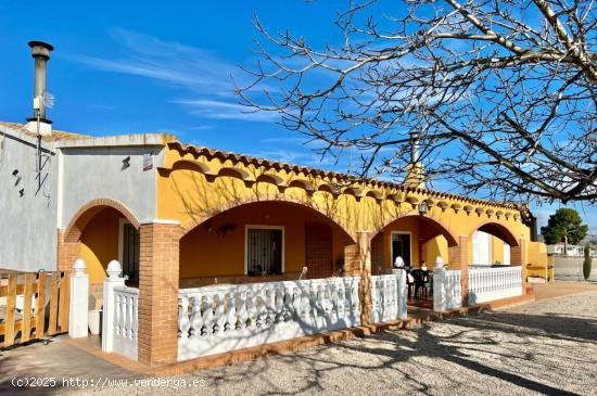 CHALET CON GRAN TERRENO EN LA ZONA DE VILLENA - ALICANTE