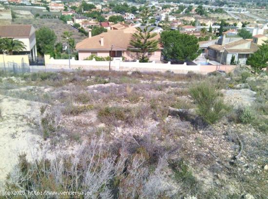 Excelente parcela urbana en La Huerta - MUTXAMEL con magnificas vistas. - ALICANTE