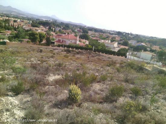 Excelente parcela urbana en La Huerta - MUTXAMEL con magnificas vistas. - ALICANTE