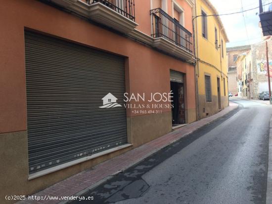 SE VENDE LOCAL COMERCIAL EN MONOVAR(ALICANTE) - ALICANTE