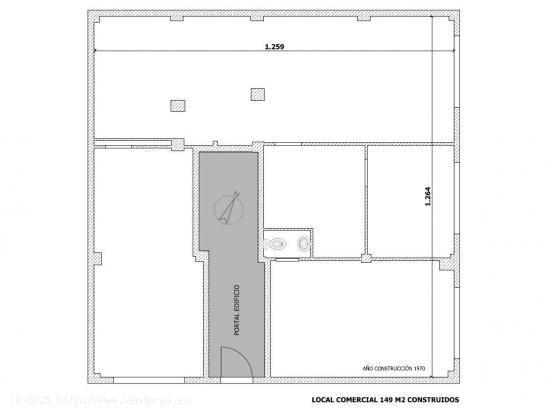 GRAN LOCAL EN VENTA EN ALMERIA CAPITAL - ALMERIA