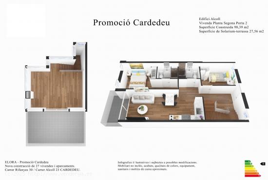 PROMOCIÓN DE OBRA NUEVA EN CARDEDEU - ZONA POBLE SEC - BARCELONA