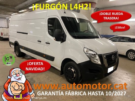  Nissan Interstar L4H2 35T 2.3dCi 107kW RWD RG Optima - GARANTIA FÁBRICA 10/2027 - Barcelona 