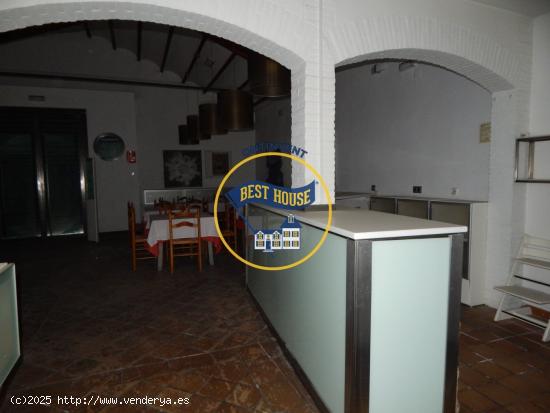 OPORTUNIDAD RESTAURANTE EN VENTA CON CASA EN BOCAIRENT - VALENCIA