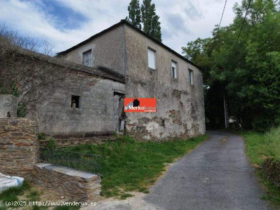 SE VENDE CASA DE PIEDRA PARA REHABILITAR  CON TERRENO 1.200 M2 - SAN XOAN DE PENA - LUGO