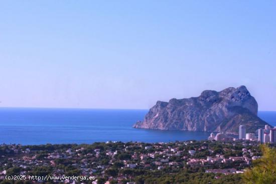 Parcela en Pedremala, Benissa con vistas panoramicas al mar de Moraira a Calpe - ALICANTE